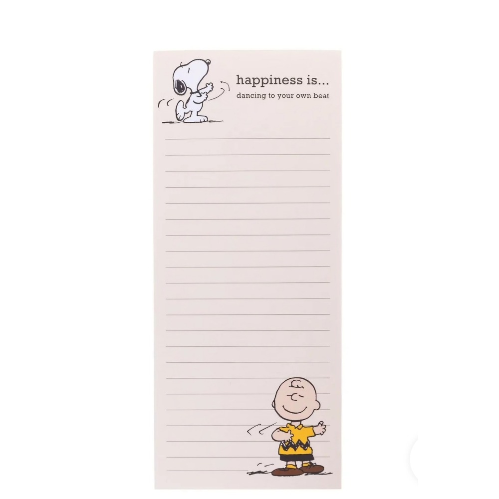 Graphique Peanuts Dancing List Pad